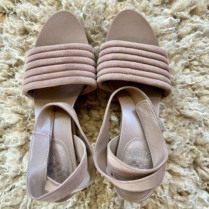 Vince Camuto “Varelnta” Suede Wedge Sandal
